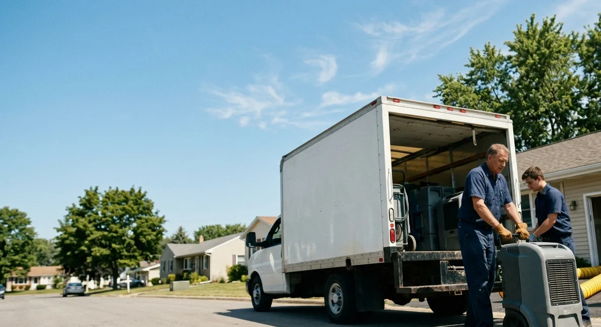 Water Damage Cleanup in Clarksville, OH near me